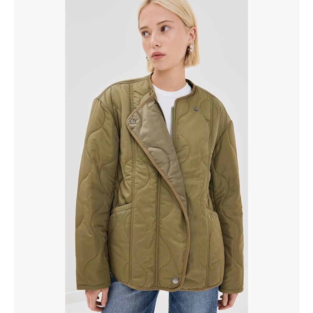 New pistola Elva puffer jacket admiral green sz large - Picture 2 of 8